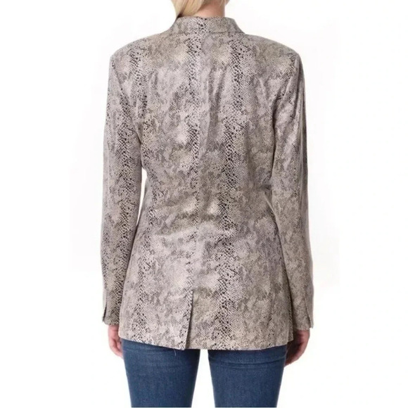 BlankNYC pink Snake skin blazer size XL brand new with tags - Picture 3 of 12